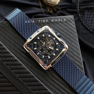 *Ready Stock*ORIGINAL Alexandre Christie 3030MCBTUBA Quartz Blue Stainless Steel Water Resistant Chronograph Men’s Watch