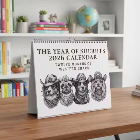 Wall Calendar 2026 Dog Theme Monthly Planner Decoration Yearly Calendar Annual Planner For Family Ki