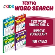 FYKIDS -TEST YOUR IQ WORD SEARCH (NEW) Size A5 - E.C.M.A-puzzle 135 -word search -  english books