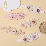 BABY BANDANA 3 FLOWERS/ CUTE BABY BANDANA BABY BANDA BABY HEAD BAND/ BEAUTIFUL BABY HEAD BAND BABY F