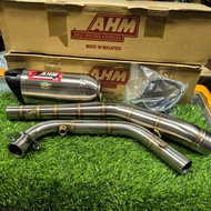 AHM HONDA RS150/RSX150 (M3-SPR) 32mm (M3-SZR) 35mm STAINLESS STEEL RACING EXHAUST PIPE
