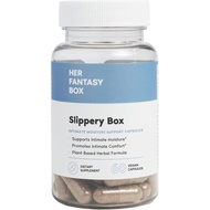 Her Fantasy Box | Slippery Box | Quick-Acting Slippery Elm Capsules for Women's Health and Private P