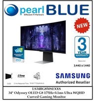 Samsung 34" Odyssey OLED G8 175Hz 0.1ms Ultra WQHD Curved Gaming Monitor / LS34BG850SEXXS /36 Months