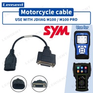 Lensent SYM 3pin JDIAG M100 M100 PRO motorcycle detector dedicated SYM motorcycle cable M200 M300 DB