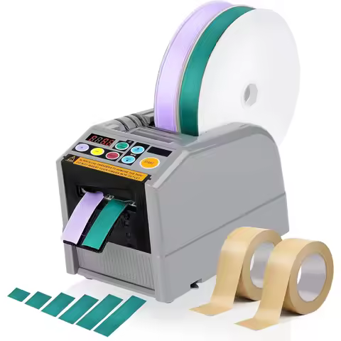 Automatic Ribbon Cutting Machine, 999mm Tape Dispenser with Dual Modes for Precision Cutting, Ideal 