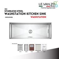 LEVANZO Kitchen Sink Washstation #WS12048S