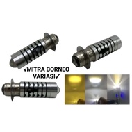 H6 Laser Led Light Motorcycle Headlight Bulb LED Laser AC DC P15 HI/LO H6 8-80V Super Bright plus li