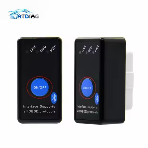 Bluetooth ELM327 V2.1 OBD2 Car Diagnostic Tool ELM327 Power Switch V2.1 On/Off Button ELM-327 Auto S