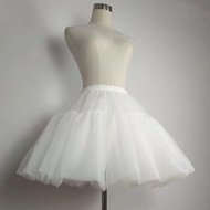Lolita Petticoat - Soft Mesh Elastic Waist, Available in Sizes 30 to 45 cm, Perfect for Maid Dresses