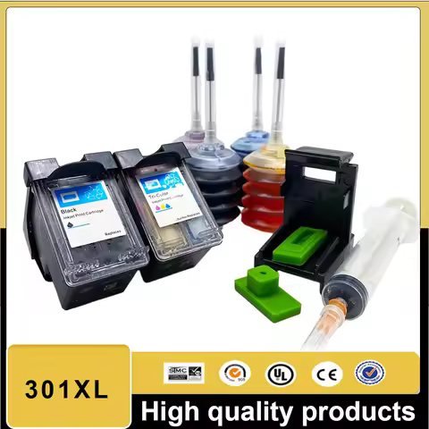 Vilaxh 301 XL Remanufactured For HP 301 301XL Ink Cartridge For HP301 Envy 5530 Deskjet 2050 2540 25
