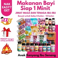 Freegift IZZLY Baby Food Set 6M 7M 8M 9M 12M Makanan Bayi Makanan Baby Babyfood bubur beras serbuk p