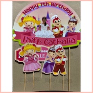⊢ Customized JOLLIBEE Cake topper