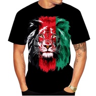 2025New Fashion Summer Afghanistan Flag 3D Printing T-shirt Men's Women's kid Street Casual Fashion 