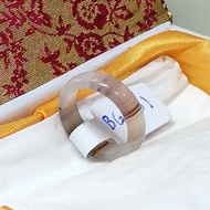 Bg001 Chalcedony Ring Ring Size 6.75 US