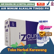 WGN5 iZaura - Air Minum AlkaTinggi PH 1 Dus Isi 12 Botol @600ml