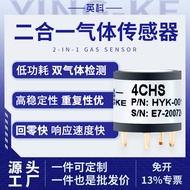 Yingke Electrochemical Hydrogen Sulfide H2S Carbon Monoxide CO 2-in-1 Dual Gas Sensor
