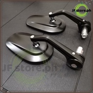 Premium bar end side mirror wide view full alloy cassing