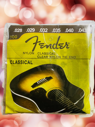Fender  Classical Guitar Nylon String Tie End