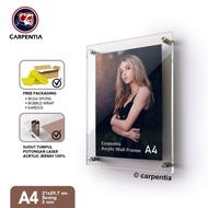 Carpentia Acrylic Wall Frame [2 Mm] / Bingkai Akrilik Poster Dinding -