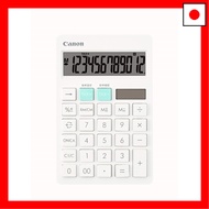 Canon Stylish Design Calculator HS-1200TC, Antibacterial, White (12-digit, Slim Desktop, Two-Tone) H