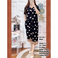 Jl4382 rayon Suit 7/8 Big Polka Dot Beautiful import bangkok ST1143
