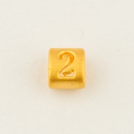 999/24K Gold Charm Number 2 PGJH181340