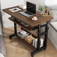 3083 Wood 床邊升降桌 Bedside Table 可移動床邊桌 升降電腦枱 床邊書桌 書枱 床頭櫃 邊櫃 升降桌 書桌 寫字枱 小桌子 折疊枱 學習枱 🚚全港送貨上門  Free Shipp