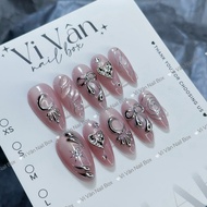 507 Nail box pink cat eye mirror finish y2k. Vi Van Nailbox