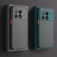 Translucent Matte Back Cover For Xiaomi Poco F6 Pro 5G Case Camera Shockproof Cover Poco Little F6Pro Poco F6 5G PocoF6Pro