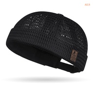Unisex Mesh Beanies Hat Docker Hat Brimless Cap Sailor Hat Docker Skull Cap Streetwear Docker Cap Sk