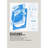 【READY STOCK】Poster Cover Album seasons by wave to earth for room/wall/gift