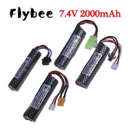 7.4V 2000mAh Lipo for Soft Bullet 2S 18350 Battery For Water Gun Airsoft BB Air Pistol Electric To