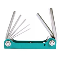 Pro'sKit 8PK-021NA - 7Pcs Folding Hex Key Set (1/16",5/64",3/32",1/8",5/32",3/16",1/4")