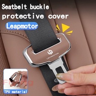 Leapmotor Car Safety Belt Buckle Protector Cover Seat Belt Clip Sleeve TPU material Anti Scratch Car