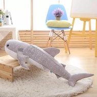 Large Whale Shark Body Pillow Long Cute Fish Stuffed Doll Sofa Decorative Plush Body Pillow Whale Sh