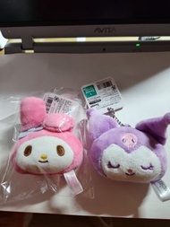 包郵 Sanrio Melody 公仔 kuromi 公仔吊飾