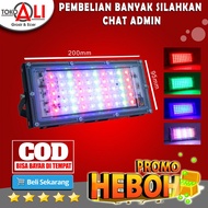Allesco 50w Remote RGB Floodlight/LED Colorful Floodlight