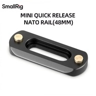 SmallRig DSLR Camera Rig Mini Quick Release NATO Rail (48mm) For Nato Handle EVF mount attach 2172B