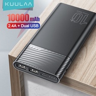 KUULAA Original PowerBank 10000mAh Portable Fast Charging Power Bank 10000 mAh USB External Charger For Xiaomi poco x3 pro 5g Cellphone Slim Powerbank for Xiaomi Realme iPhone 13 12 pro max