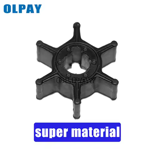 6L5-44352-00 Water Pump Impeller for Yamaha F2 F2.5 3(Malta) 2 Stroke Boat Engine
