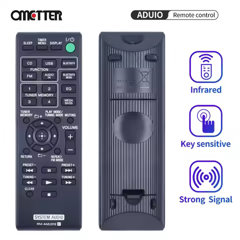New RM-AMU212 Para Use for Sony Remote Control Sistema De Audio System
