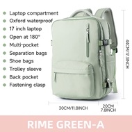 MOYYI Waterproof Travel Backpack 17inch Notebook Backpack Mens Women Carry On Backpack Large-capacit