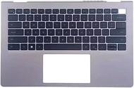 Upper Case for DELL Vostro 3420 0F9X43 F9X43 with Backlit English US Keyboard Gray Laptop Palmrest