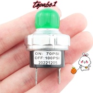 TOPABC1 Air Pressure Switch, Silver 24V 12V Pressure Air Compressor, 100000 recyclable times 70-100 PSI 1/4" NPT Male Thread Pressure Switch Air horn