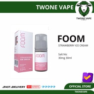 Liquid Foom Strawberry Ice Cream Salt Nic 30ML by Foom Lab Global