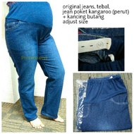 Pregnant Jeans Pant Seluar Ibu Mengandung Adjustable
