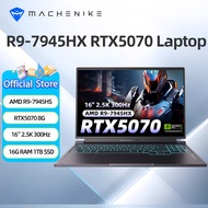 Machenike Light 16S AMD R7-7745HX RTX 5060, AMD R9-7945HX RTX5070 Gaming Laptop 16.0' 2.5K 300Hz Scr
