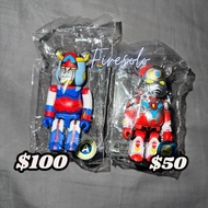 全新 Be@rbrick series 46 Bearbrick SF 勇者雷登  REIDEEN 鐵甲萬能俠SF 電光超人 SSSS.GRIDMAN 電光超人力霸王古立特 Medicom toy