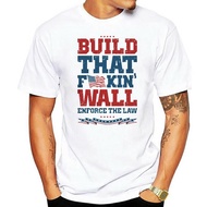 Men T Shirt Build That Freakin Wall Enforce The Law men t-shirt