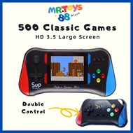 M500 Mini Retro Handheld Game Console | 500 Games Built‑In | 3” TFT Screen | Portable 2‑Player Retro